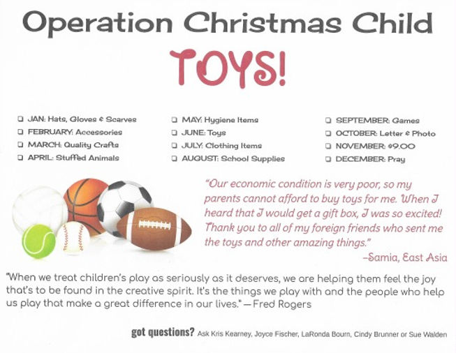 Operation Christmas Child | firstumc